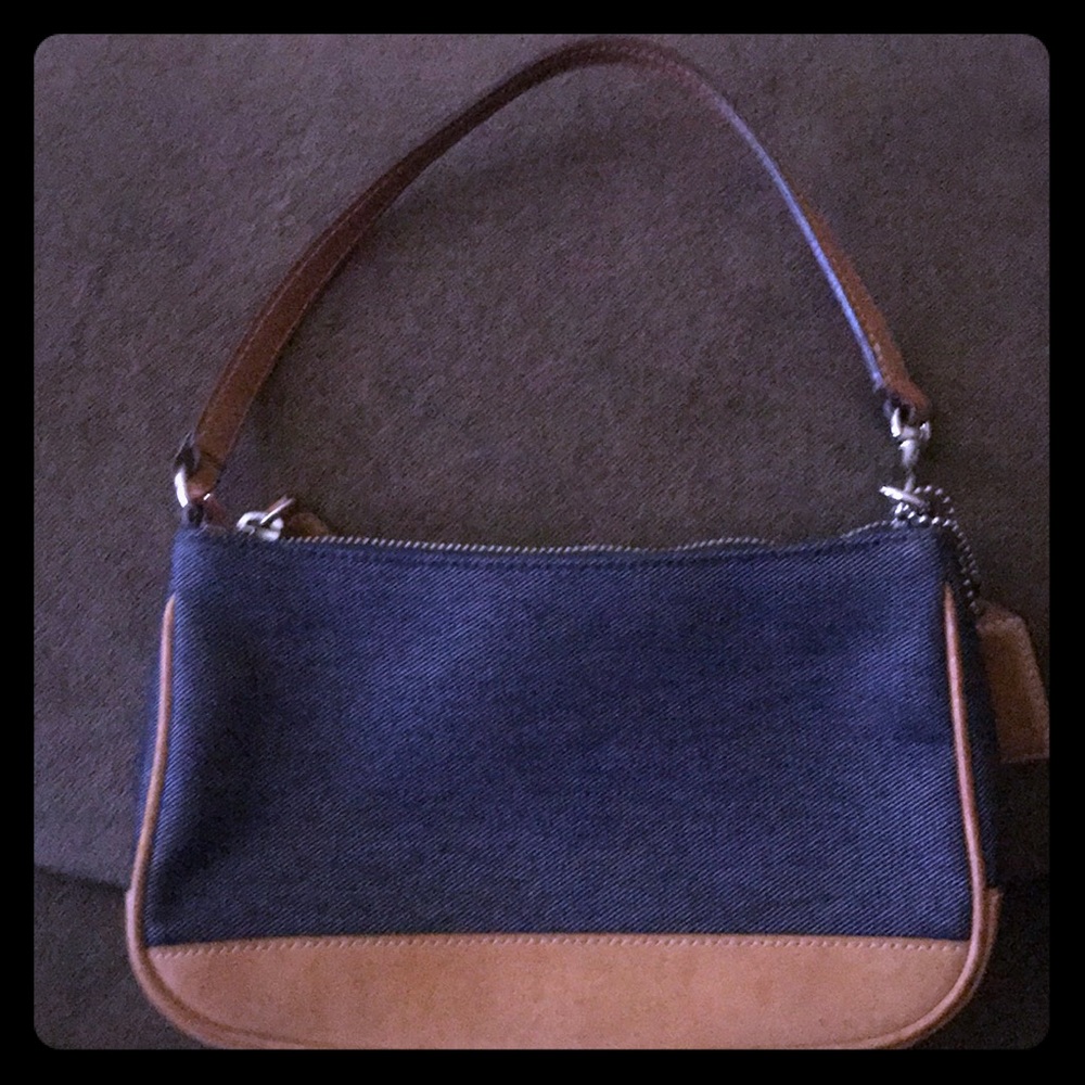 Denim Coach Hobo